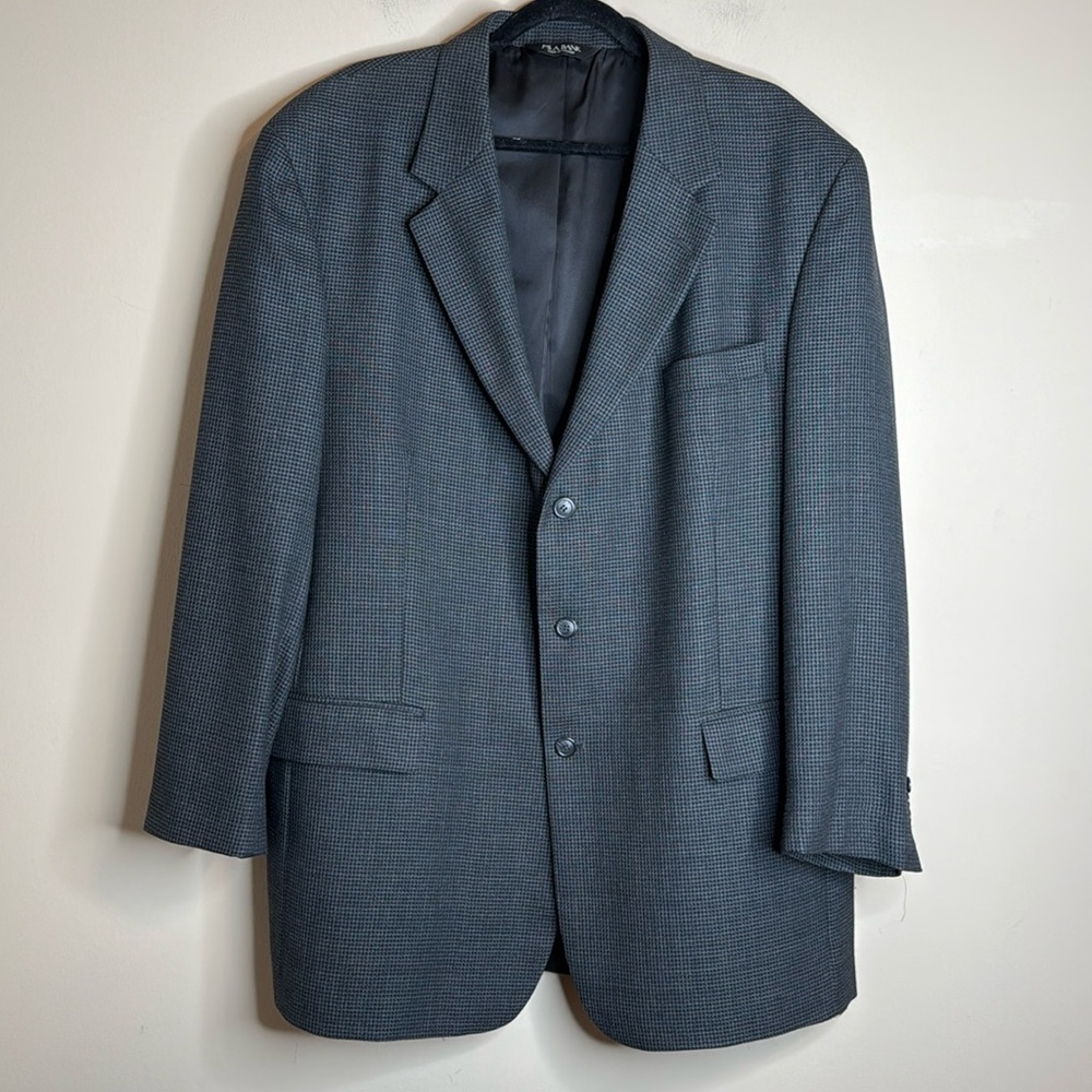 Jos. A Bank Men’s Sports Coat 48L gray black blue